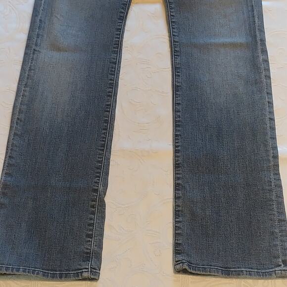 7 For All Mankind Standard Chevron Stitching Button Fly Jeans Sz 29 - Picture 3 of 5